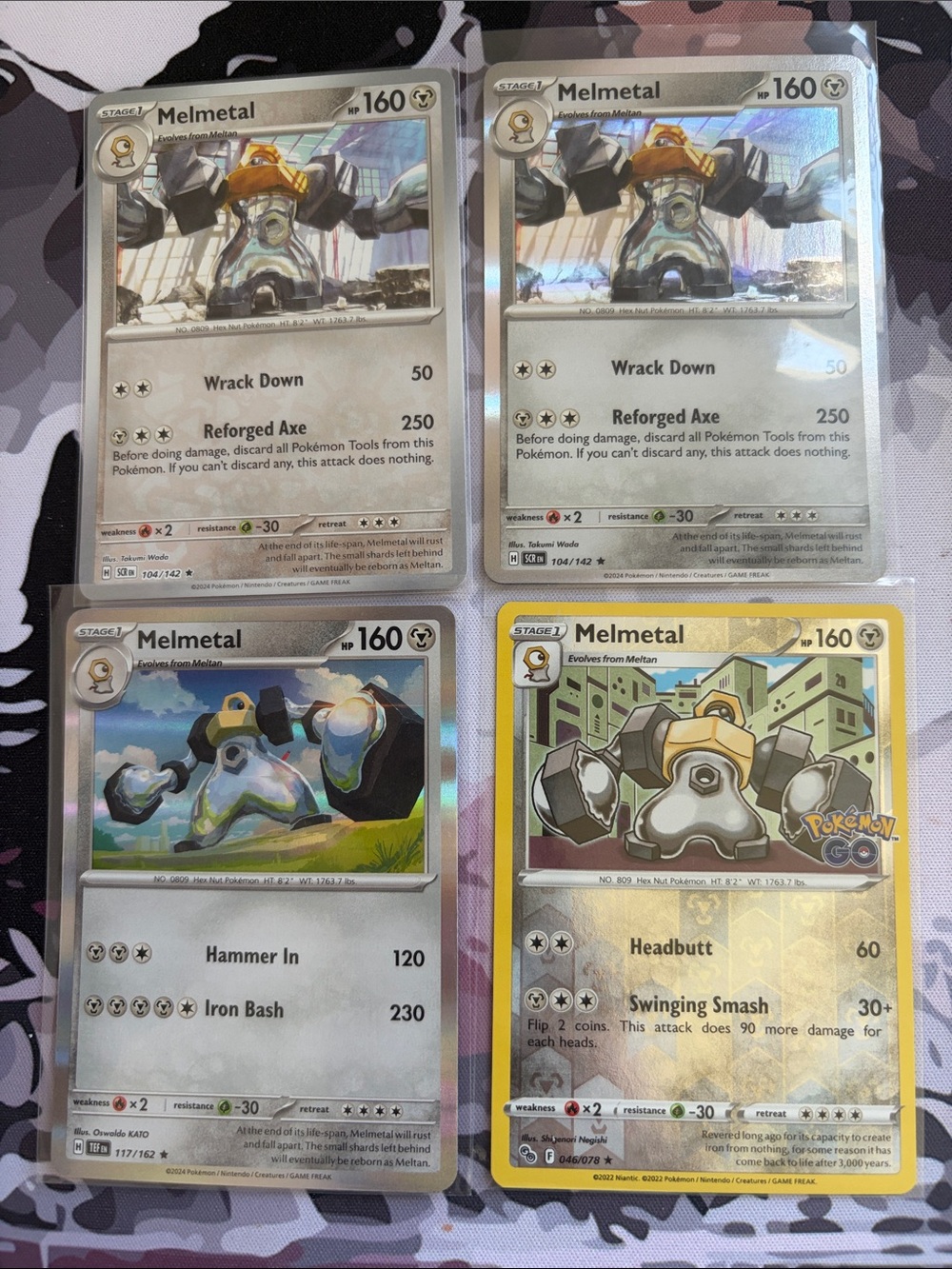 ⚙️ Melmetal Pokémon Card Lot | 4 Holo & Reverse Holo Cards ✨5/$25✨